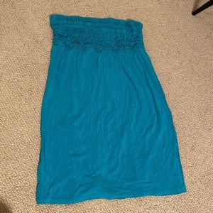 swim cover up with ruffle detail